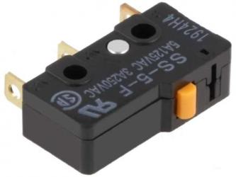 Micro switch without lever, SPDT 5A / 125VAC